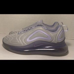 Nike Air Max 720 Pure Platinum Oxygen Purple WMNS Size 9 AR9293-009